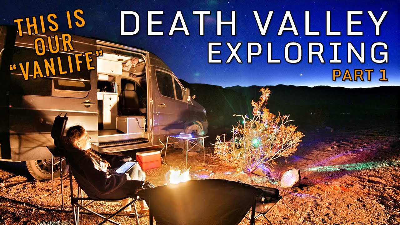 Christmas in Death Valley | Van Adventures to Badwater, Natural Bridge & Echo Canyon.