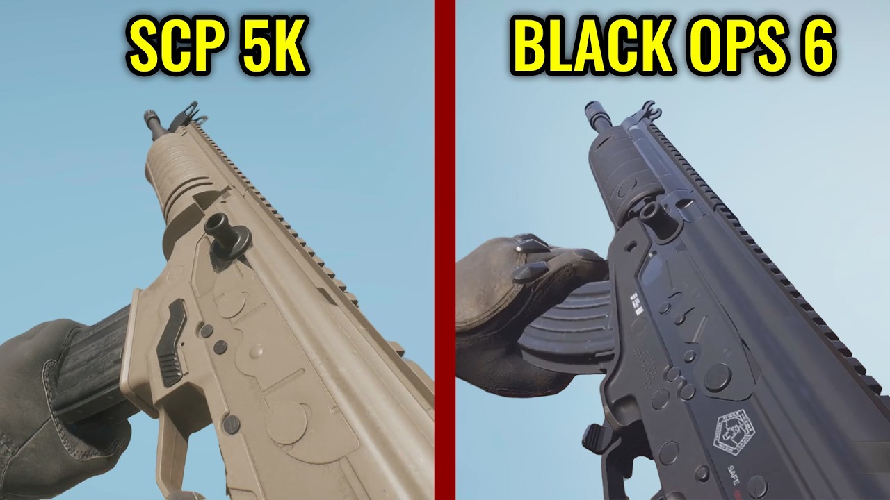 SCP 5K vs Black Ops 6 - Weapons Comparison