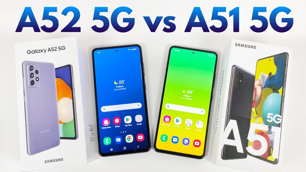Samsung Galaxy A52 5G против Samsung Galaxy A51 5G — какой лучше?