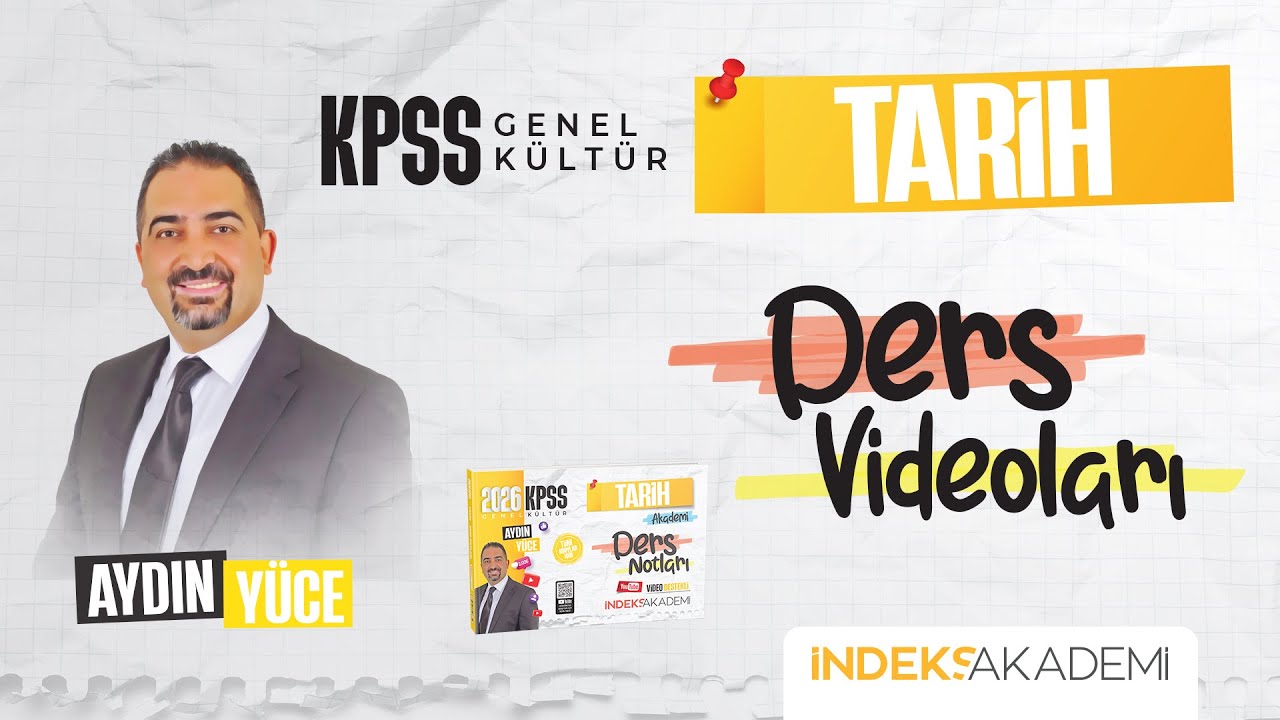 24 - 2026 KPSS - Tarih - I - Dünya Savaşı ve Sonuçları - II - Aydın YÜCE