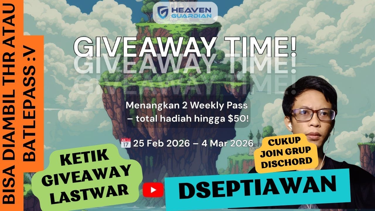pengumuman  GIVEAWAY THR x Batlepass x lootbar