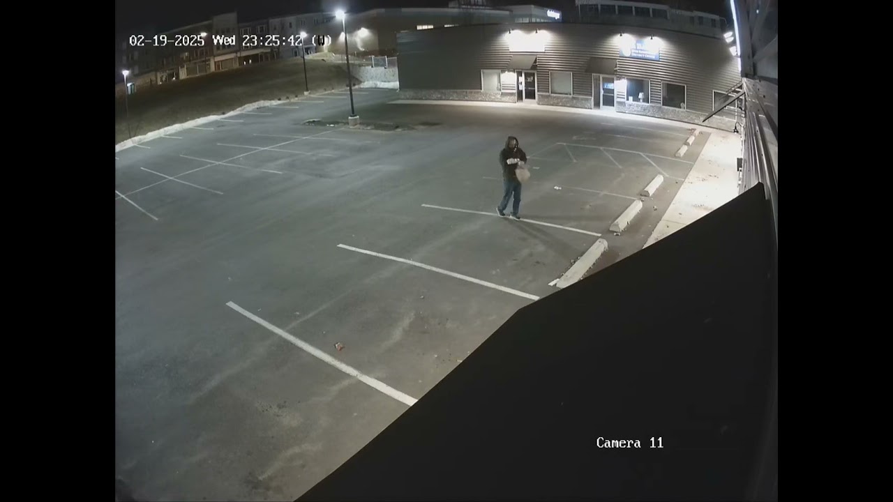 Surveillance footage from attempted Nanticoke arson: 2/21/2025