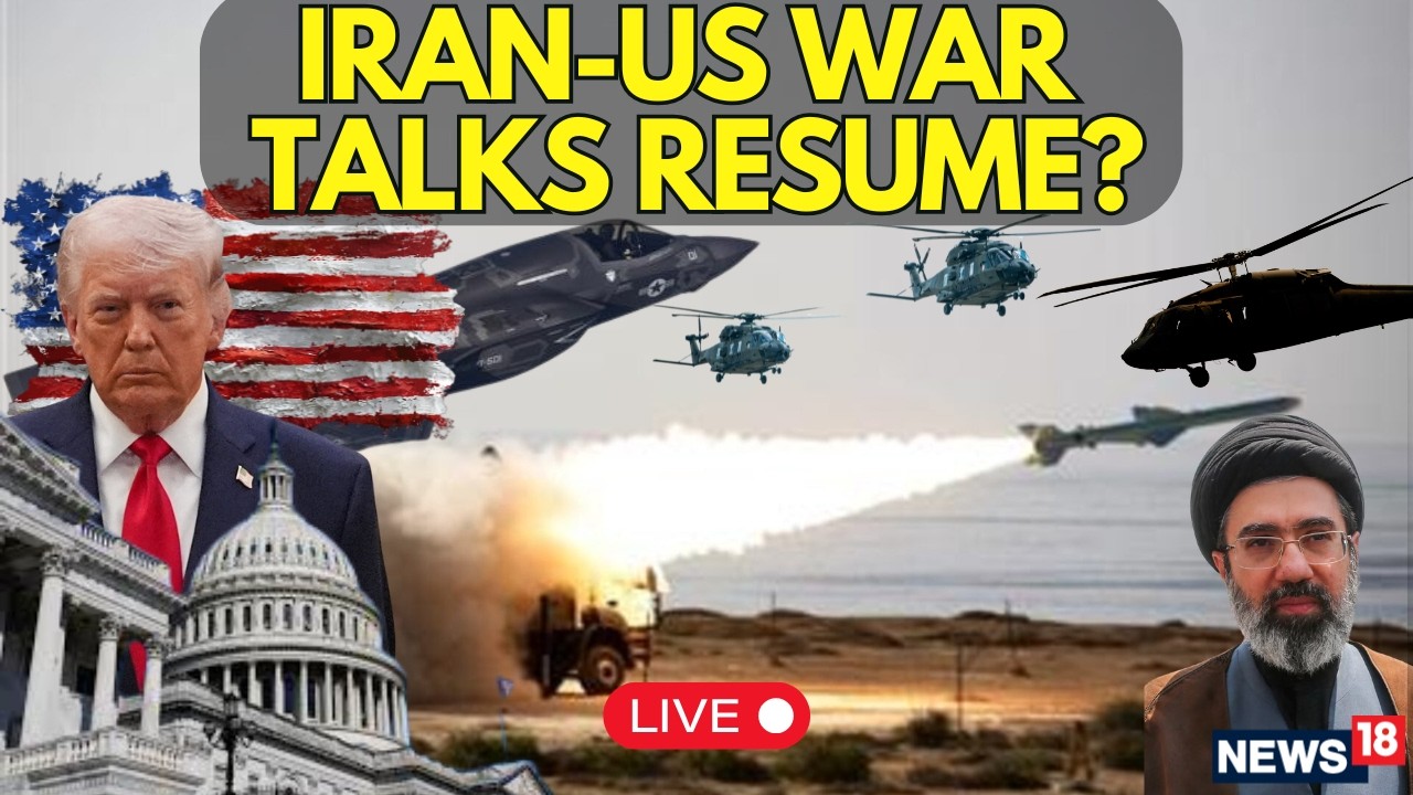 US IRAN WAR NEWS LIVE | US-Iran Crisis Takes New Turn As Talks Restart Over War Concerns | Trump
