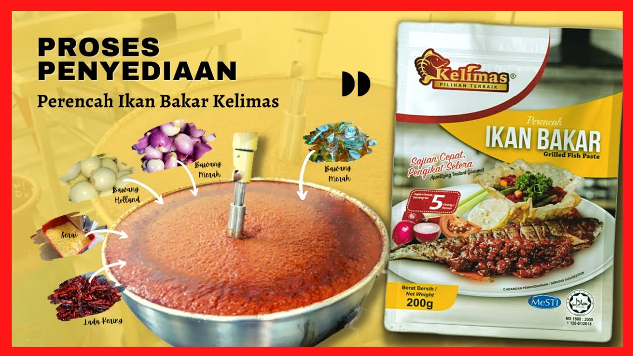 Proses penyediaan Perencah Ikan Bakar Kelimas | Kelimas Kitchen