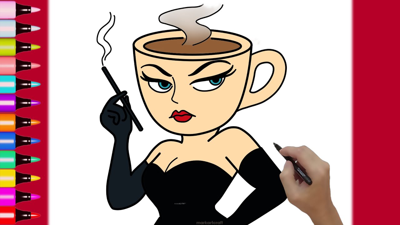 How to Draw Espressona Signora - Como Dibujar Espressona Signora