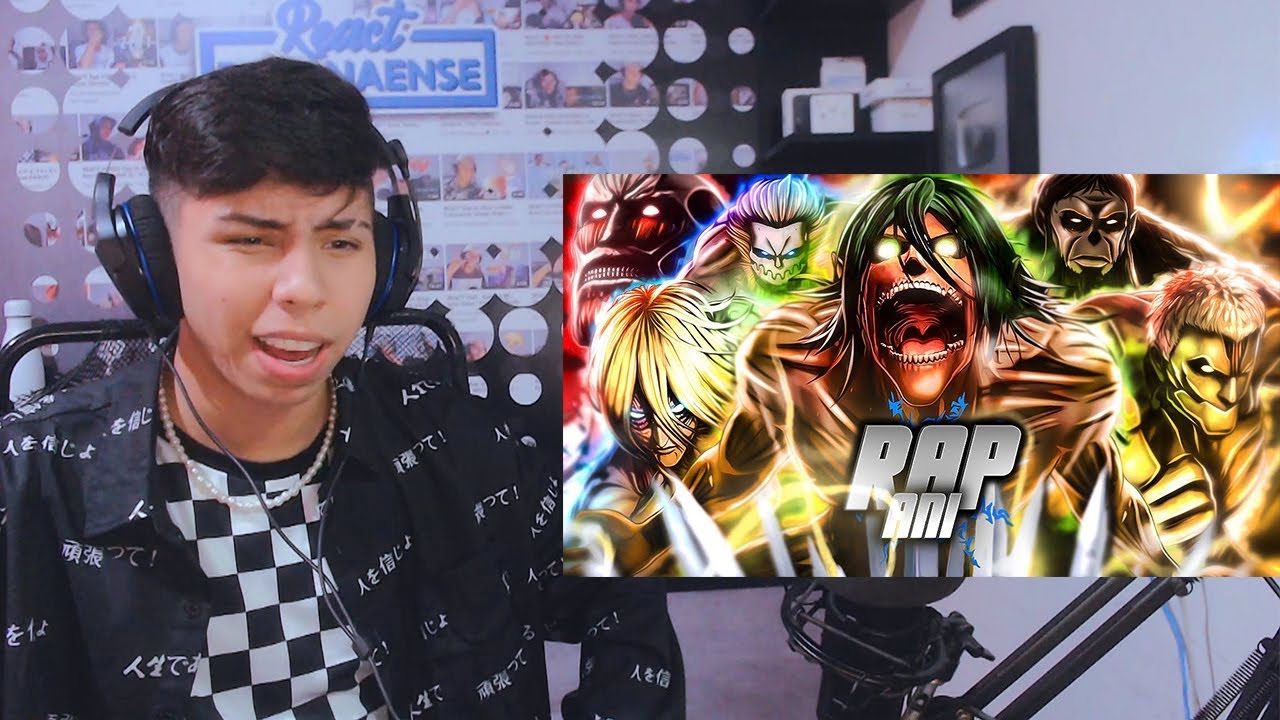 REACT Rap dos 9 Titãs Primordiais 『 Shingeki no Kyojin 』| ESPECIAL 200K | URT (@Prod Hunter)