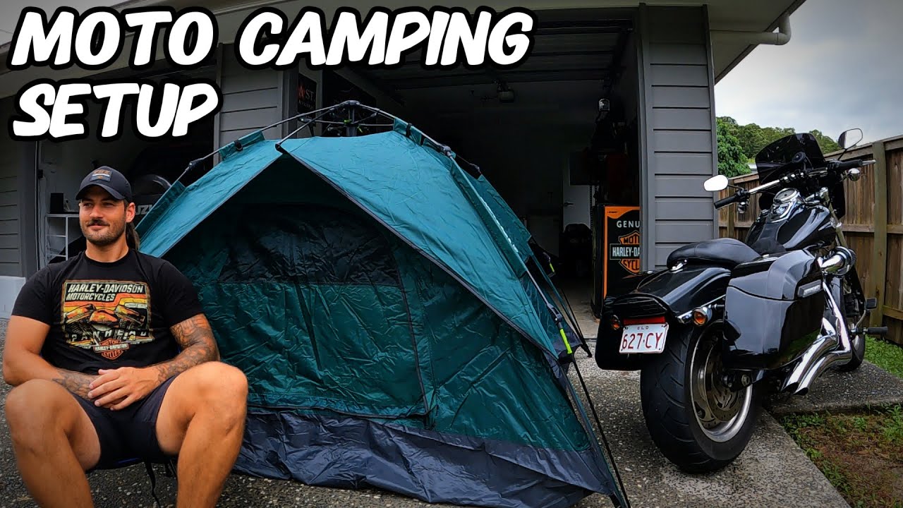 Solo Motorcycle Camping - Finding the best moto camping setup