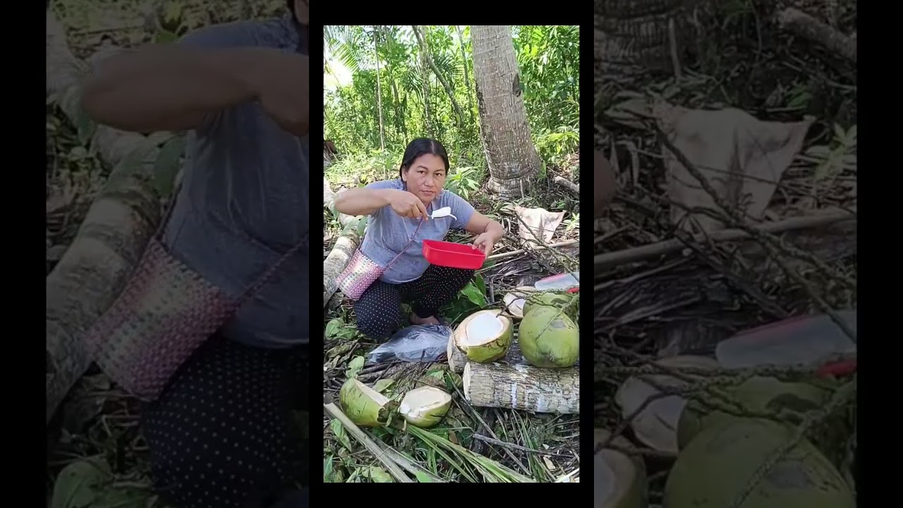 Fresh buko from the farm #bukidlife 