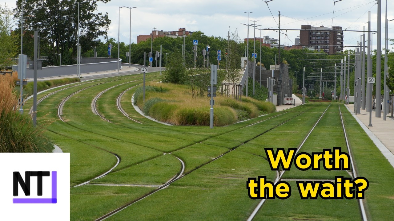 The Brand NEW Liège Tramway