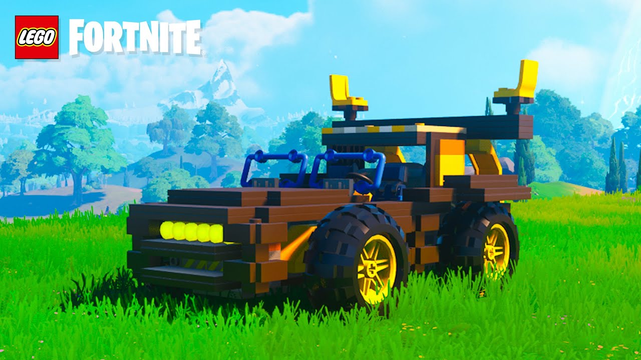 Building a Car in Lego Fortnite!