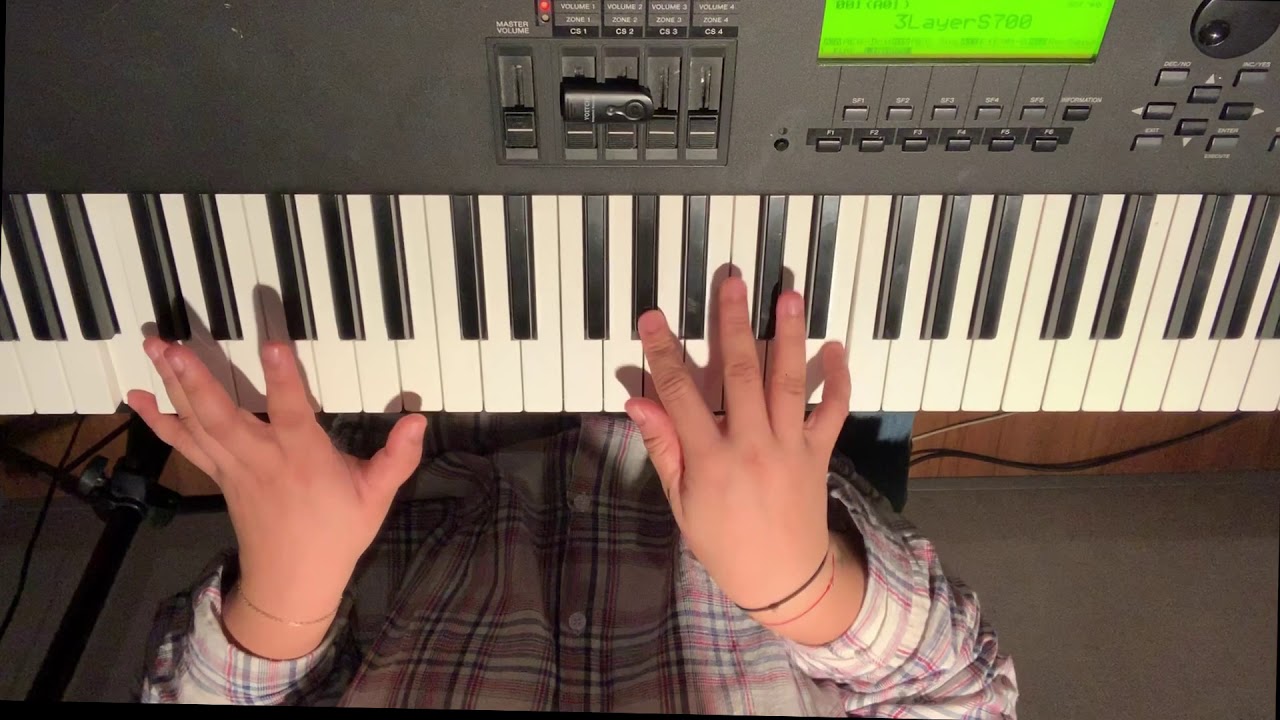 아름다운이름 예수 피아노버젼 (what a beautiful name. piano version)