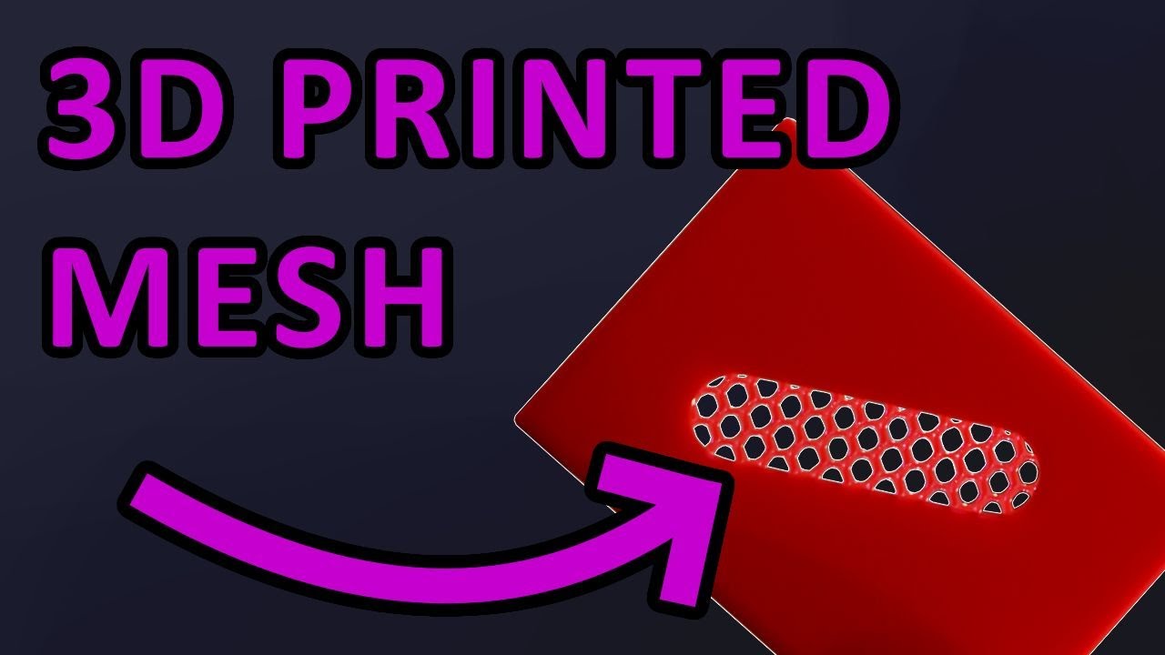 How to 3D Print Mesh Vents | Tutorial