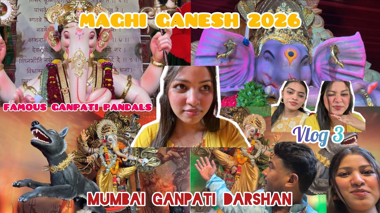 Maghi Ganesh 2026 Mumbai * Famous Ganpati Darshan | Pandal Vlog