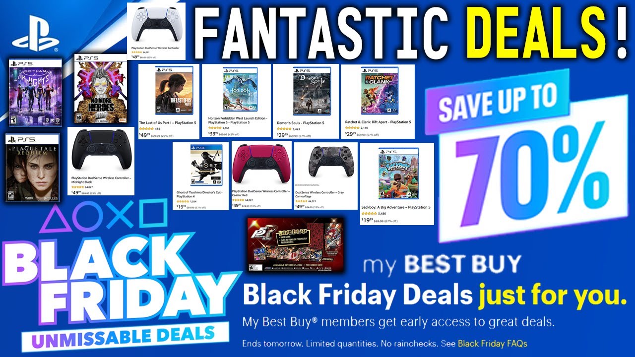INSANE New PlayStation Black Friday DEALS! New EARLY DISCOUNTS (Black Friday 2022 PlayStation Deals)