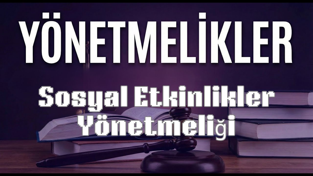 MEB Eğitim Kurumları Sosyal Etkinlikler Yönetmeliği