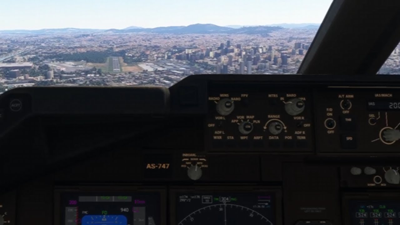 POUSEI UM 747 EM CAMPO DE MARTE