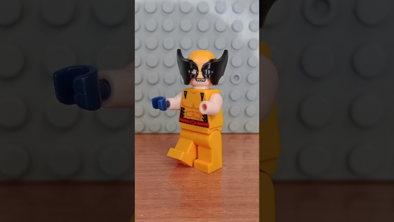 Lego Minifigure Zombie Wolverine