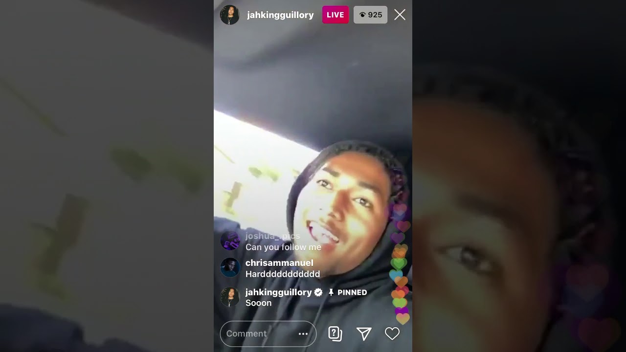 JAHKING GUILLORY INSTAGRAM LIVE NEW MUSIC