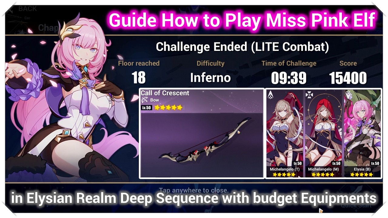 How to Elysia Miss Pink Elf in Elysian Realm Deep Sequence for F2P and Newbie.