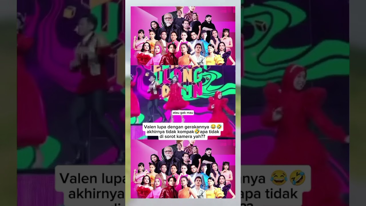 Momen lucu Velen lupa dengan gerakannya di acara Hut Indosiar ke 31 tahun 