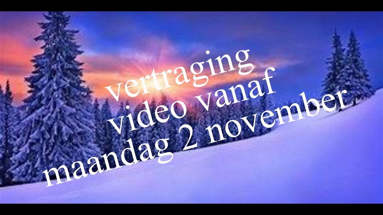 vertraging
