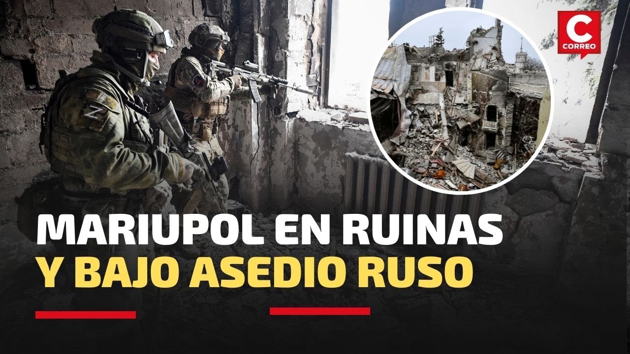 Rusia y Ucrania: imágenes revelan la dimensión de la destrucción en Mariúpol