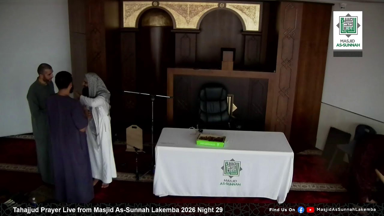 Tahajjud Prayer Live from Masjid As-Sunnah Lakemba 2026 Night 29