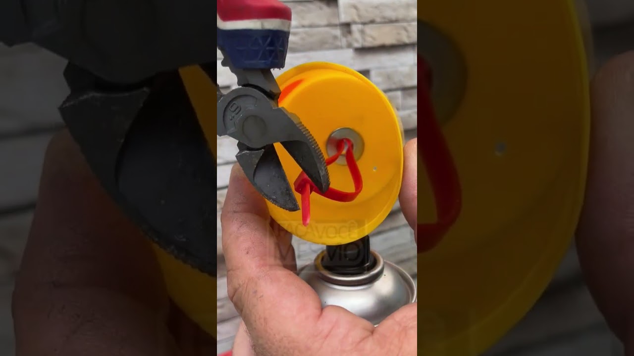 Drill a hole in this cap and organize your sprays Simple and effective