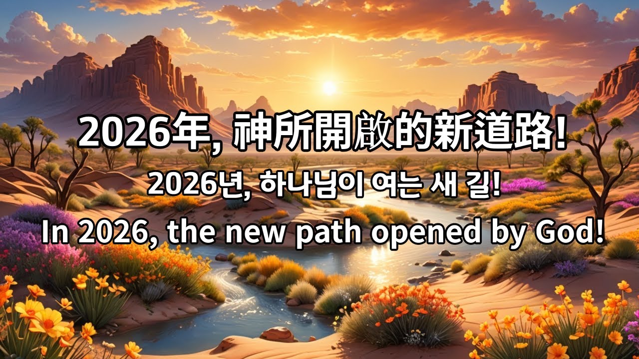 261, 2026年, 上帝要成就的新故事(以賽亞書 43:19)2026년, 하나님이 만드실 새 이야기(사 43: 19)2026, The New Story God Will Create!