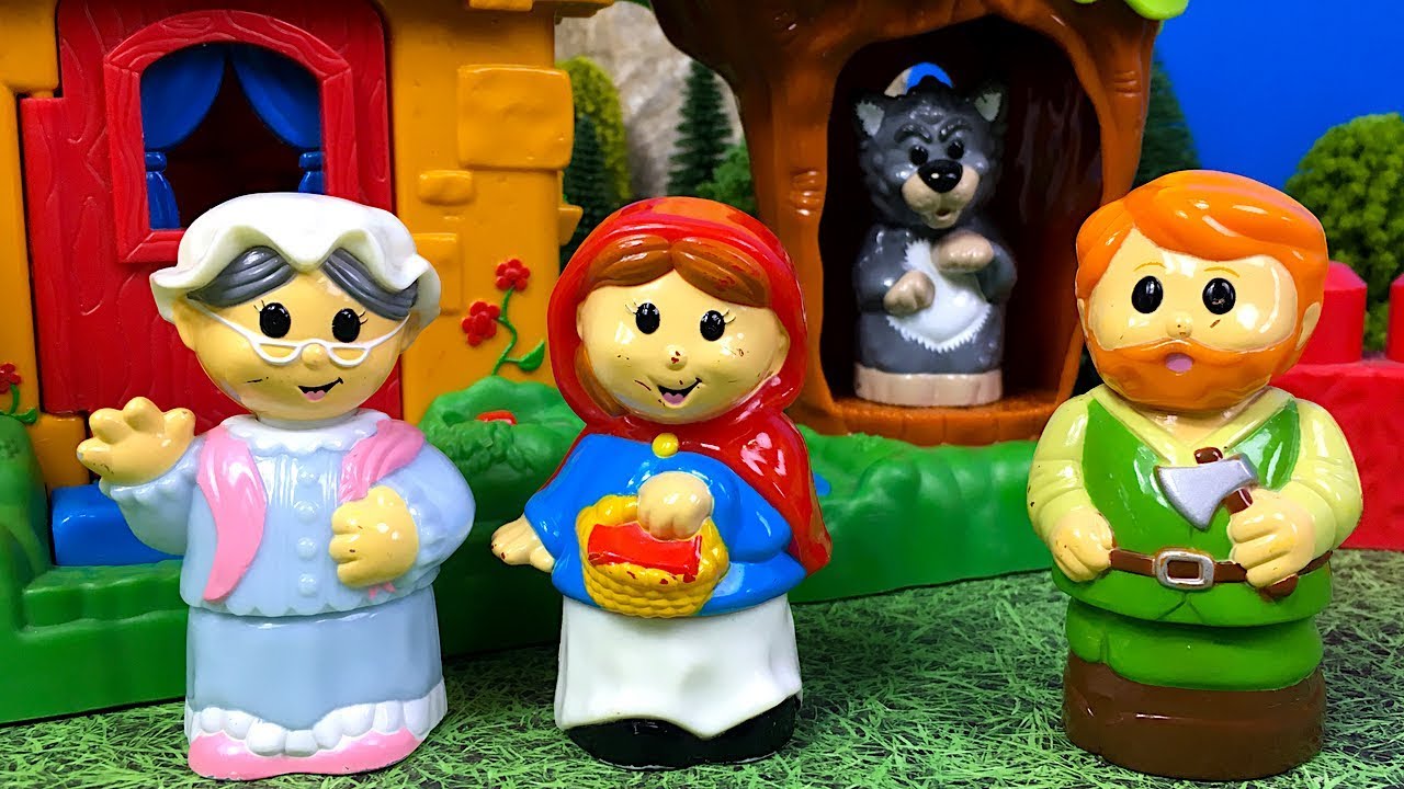 EL CUENTO DE CAPERUCITA ROJA CON JUGUETES DE CONSTRUCCION DE MEGABLOKS