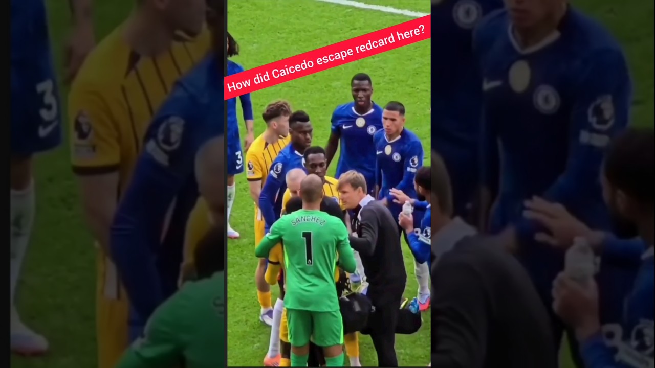 Moises Caicedo and Van Hecke drama, Look at Sanchez