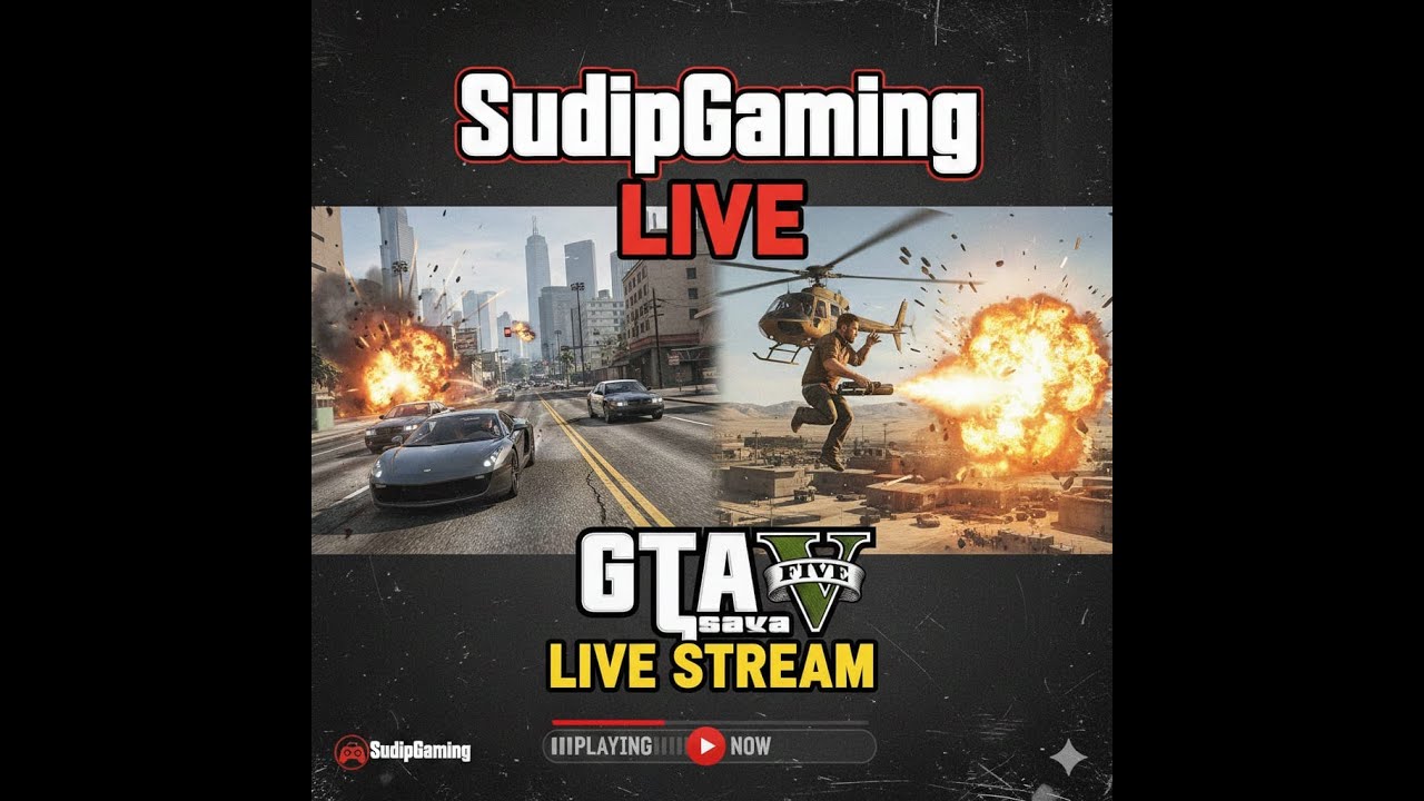 GTA 5 LIVE GAMEPLAY  SudipGaming  #GTA5#LIVE#GAMEING