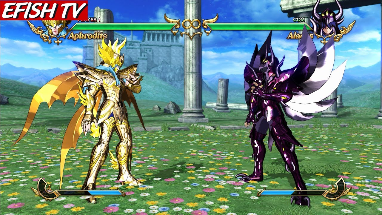 Pisces Aphrodite God Cloth vs Garuda Aiacos (Hardest AI) - Saint Seiya: Soldiers' Soul