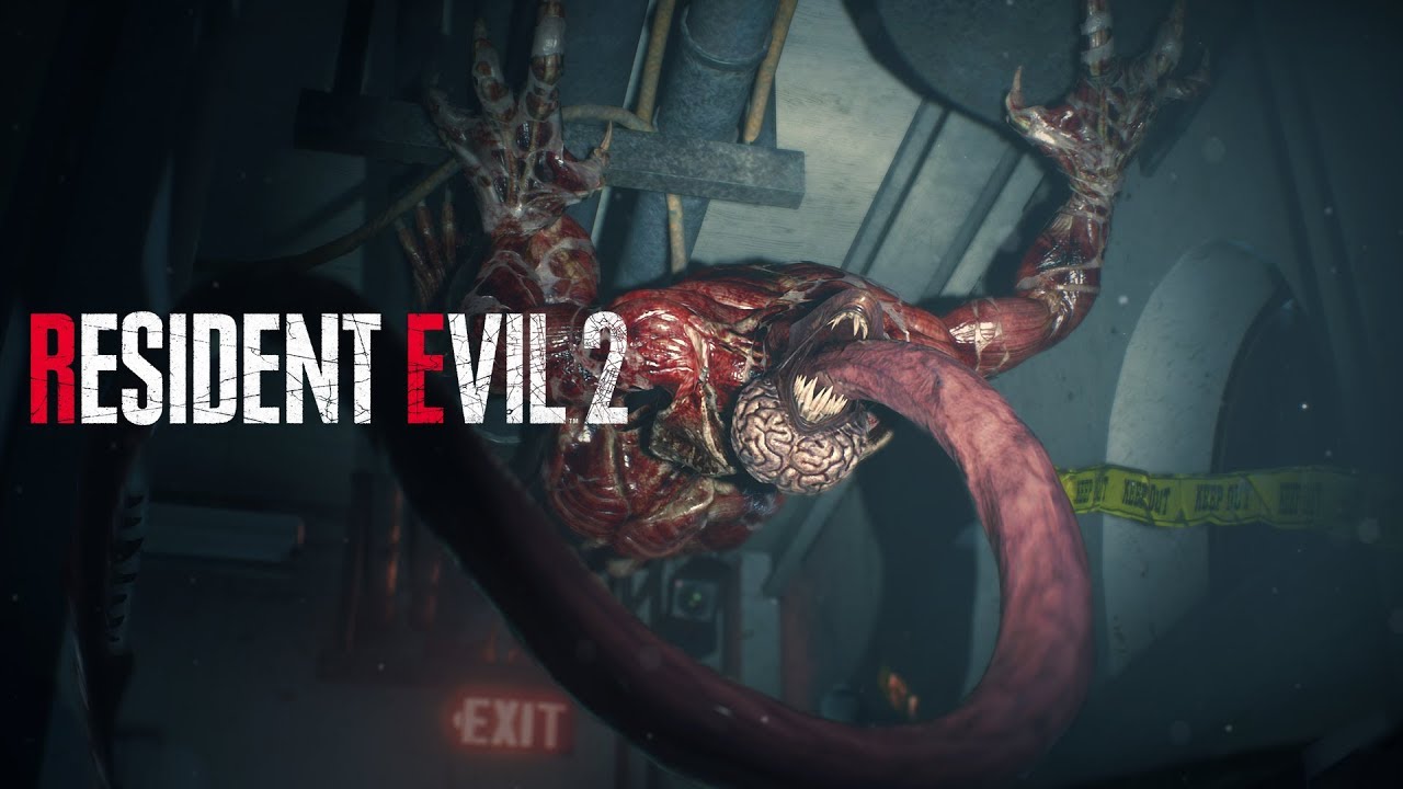 Resident Evil 2 - Licker Battle Gameplay