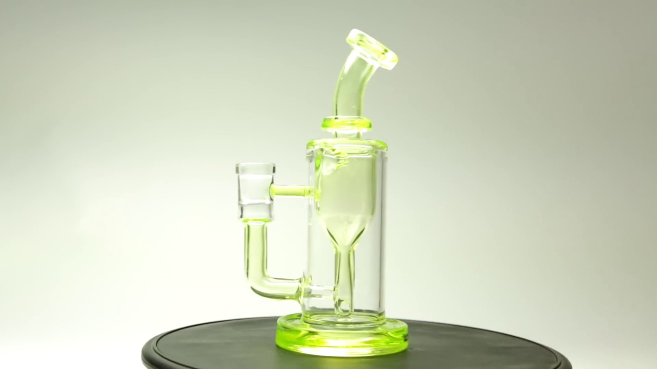 Dabber Box - Leisure Glass - Yellow Two Hole Diffuser