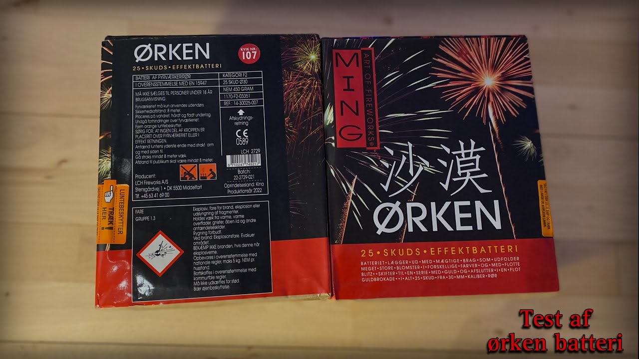 Test af &Oslash;rken Batteri 2023-2024￼