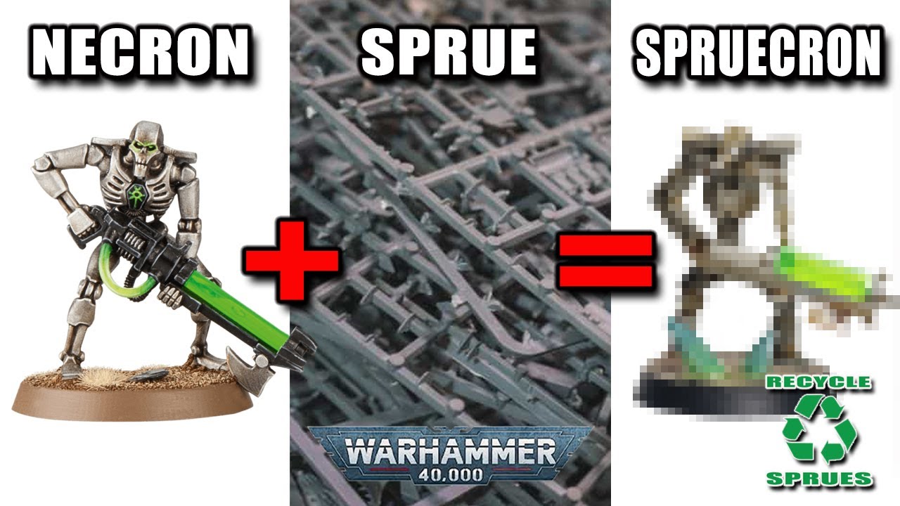 Turn Warhammer 40k Sprues into a SPRUECRON Army