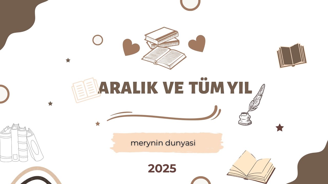 Aralık ayında ve tüm yıl okuduğum kitaplar …