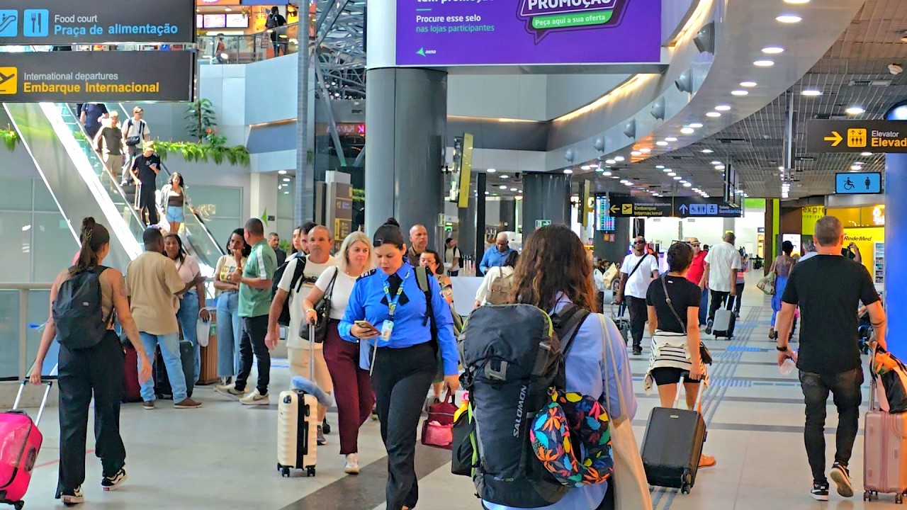 Aeroporto do Recife dia 9 mês fevereiro 2026 Carnaval de Pernambuco