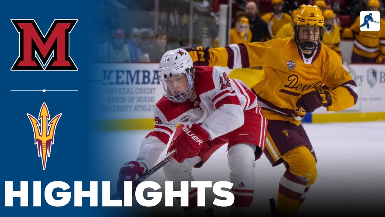 Miami vs Arizona State | NCAA College Hockey | Highlights - October 31, 2025