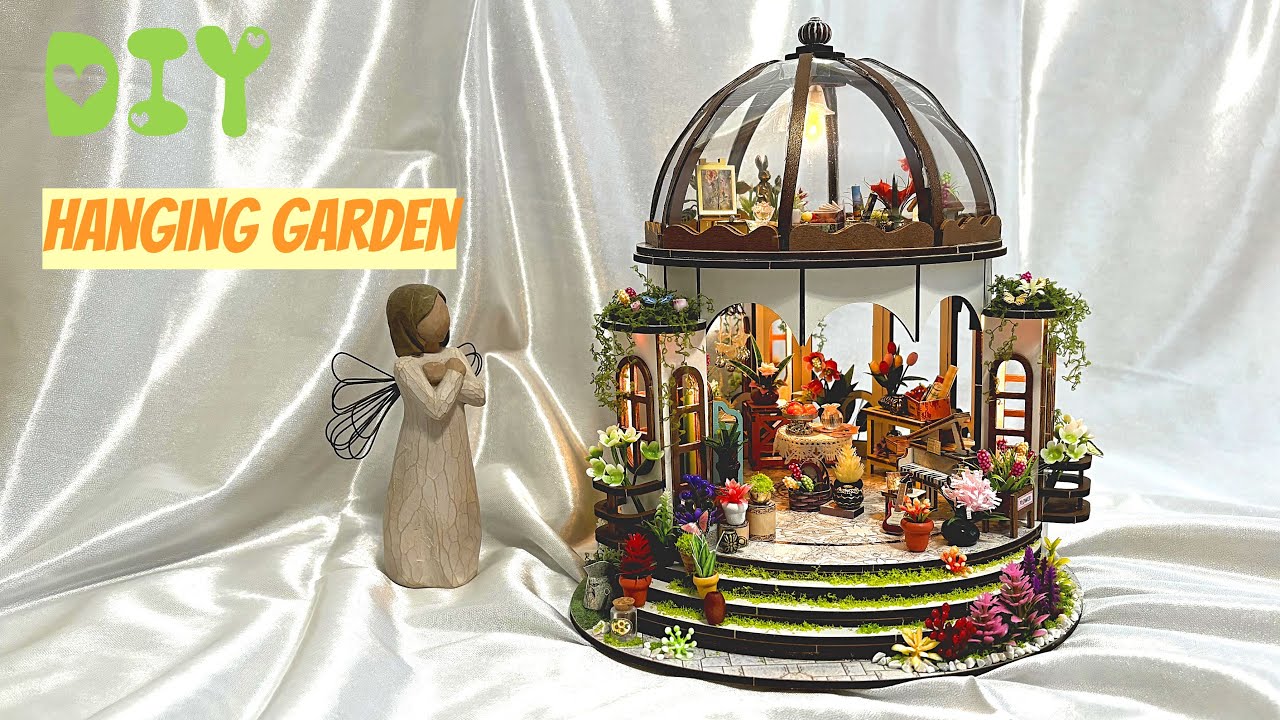 DIY Miniature Hanging Garden Kit | Step-by-Step Assembly Tutorial 🌿