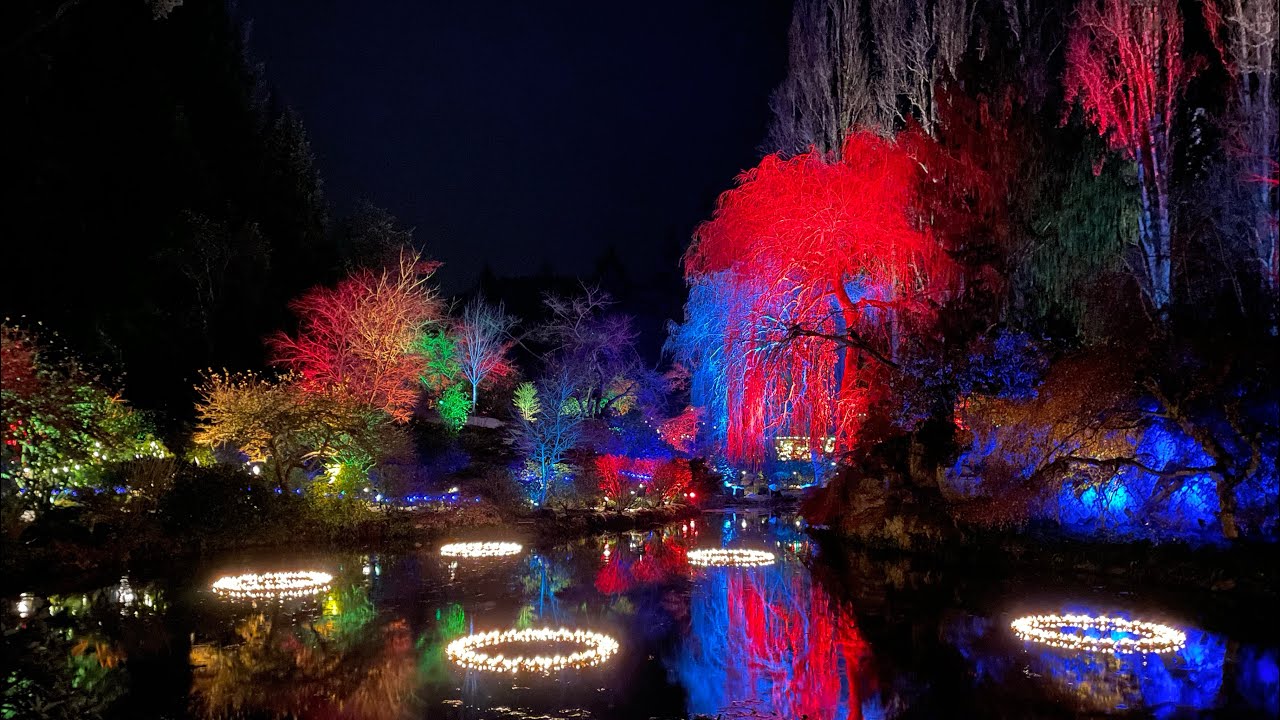 12 Days of Christmas at Butchart Gardens #butchartgardens #12daysofchristmas #christmaslights