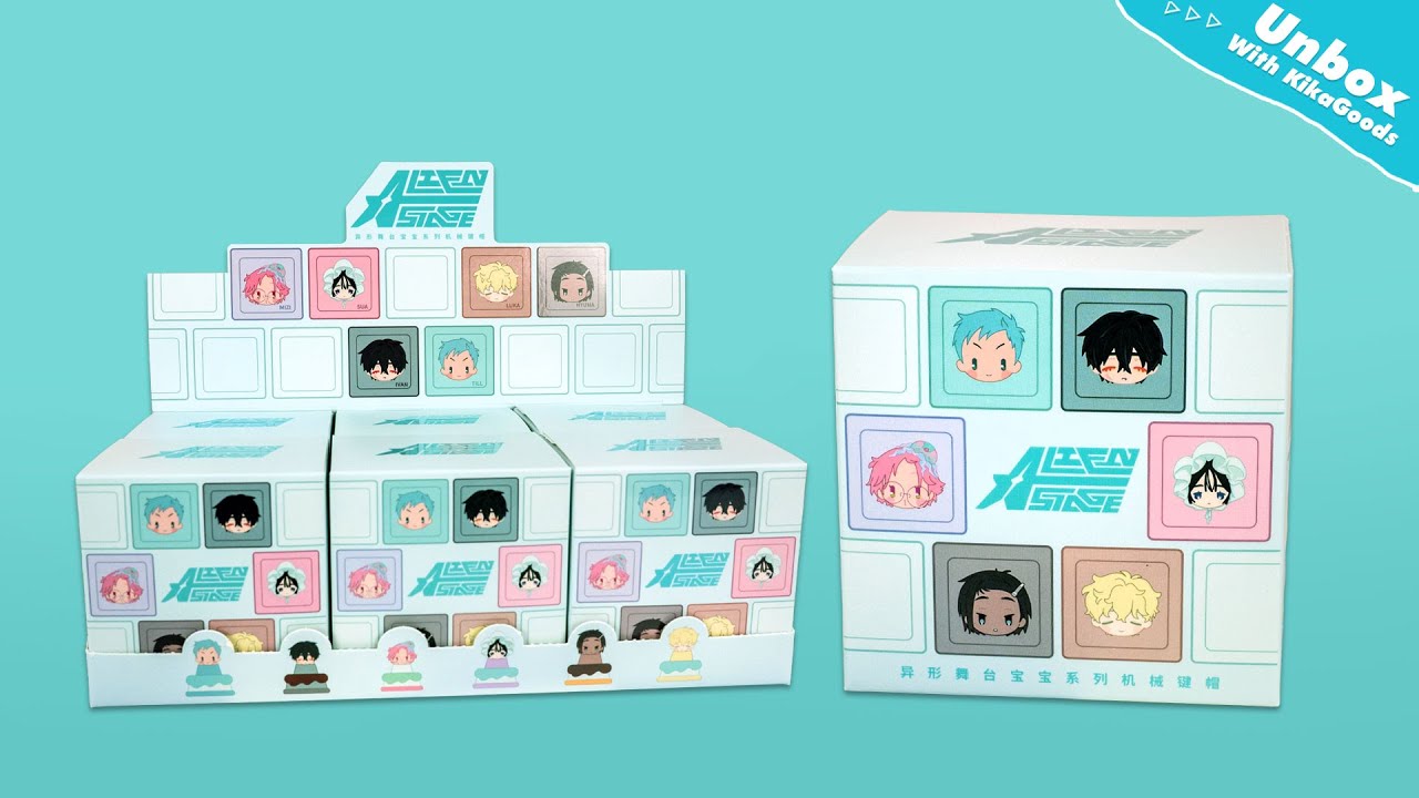 Unboxing Alien Stage Baby Series Mechanical Keycaps Blind Box #kikagoods #asmr #blindbox #doll #toys