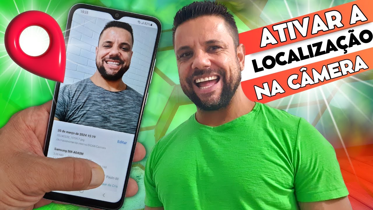 COMO ATIVAR A FUNÇÃO LOCALIZAÇÃO NA CÂMERA DO CELULAR SAMSUNG GALAXY A04e E VER O LOCAL DA FOTO