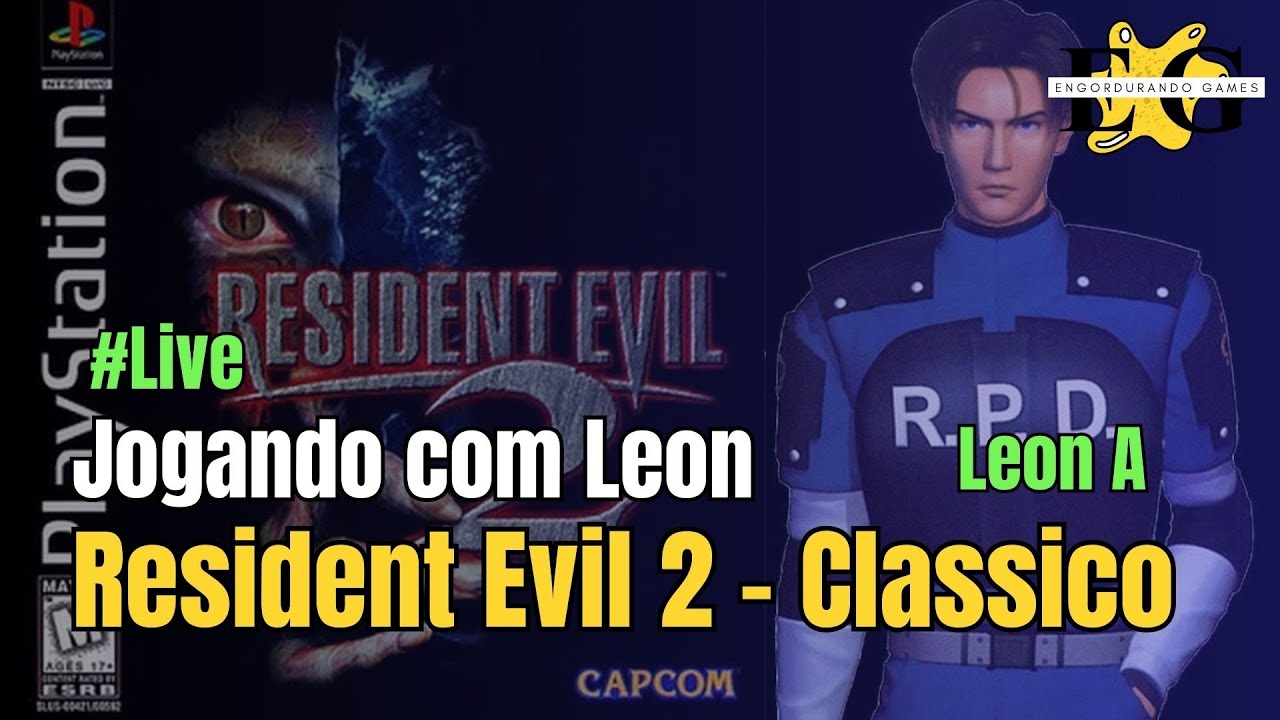 Segundo Game das Lives - Resident Evil 2 Classico - Jogando com Leon - Parte 3