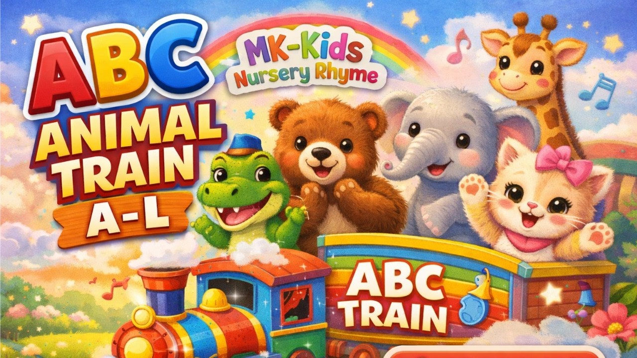 Train Choo Choo Song | Find the Animal | MK-KIds Nursery Rhymes & Kids Songs
