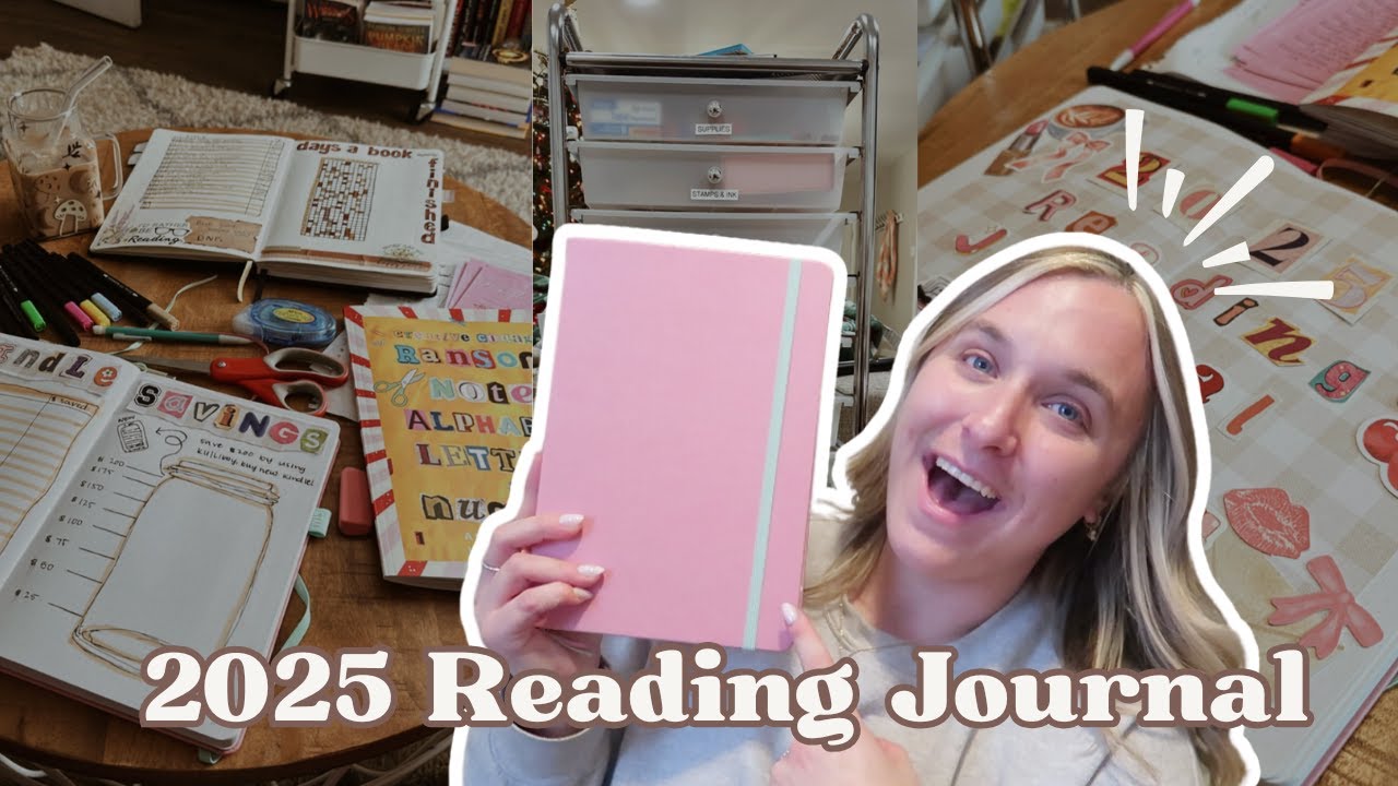 2025 Reading Journal Set Up ✨ | Supplies, Spreads & Inspo!