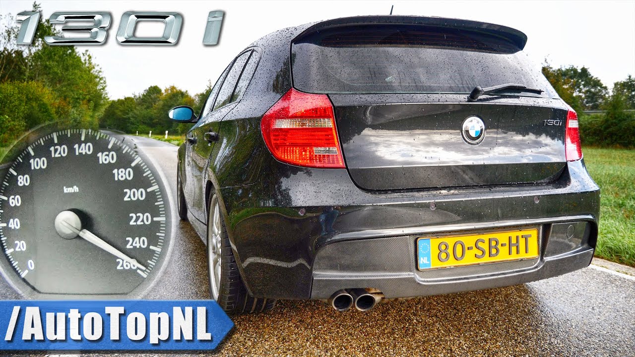BMW 130i E87 0-250km/h ACCELERATION & TOP SPEED by AutoTopNL