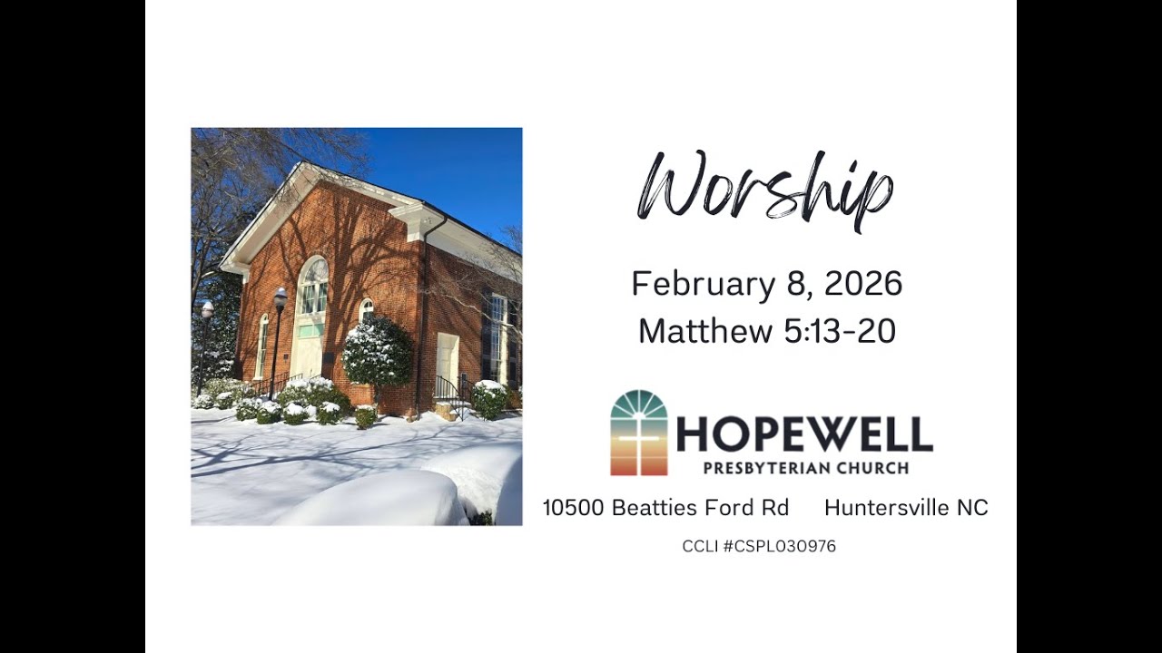 Worship February 8, 2026