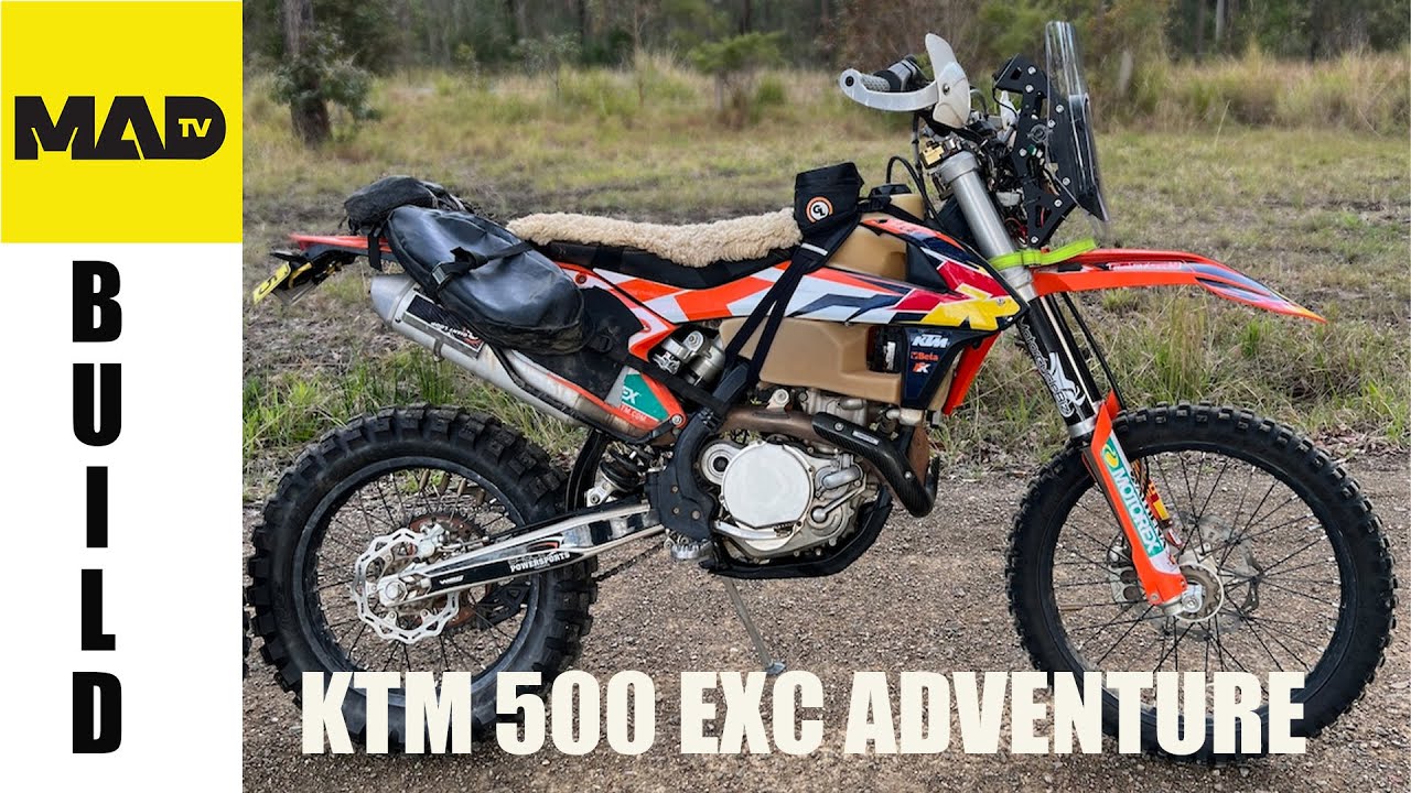 KTM500 EXC ADVENTURE BIKE BUILD - Мотоциклетное приключение